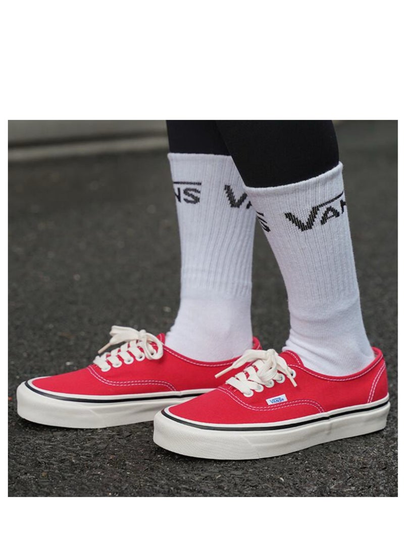VANS Authentic Causal Low-top Shoes Red For Women/Men/Students - Image 2