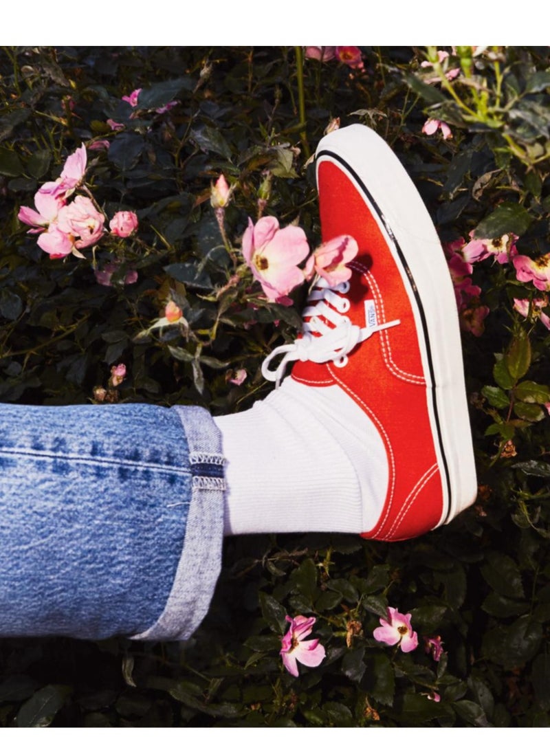 VANS Authentic Causal Low-top Shoes Red For Women/Men/Students - Image 3