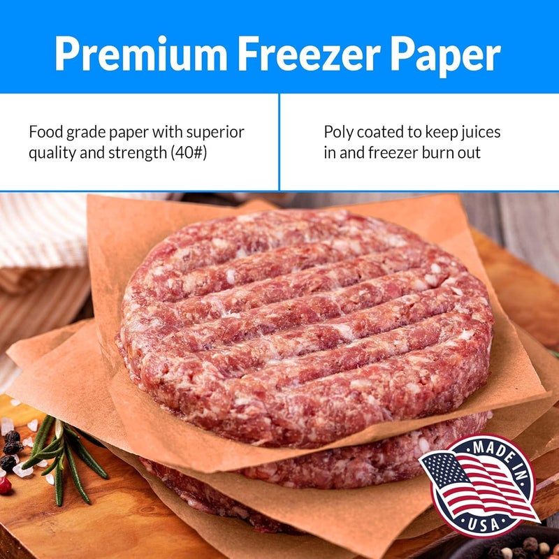 Reli. . Pink Freezer Paper Roll | 18 Inch x 350 Ft - Bulk | Made in USA | Peach Freezer Paper Roll for Meat | Food Grade, Poly-Coated for Wrapping/Freezing Meat (Pink) - Image 2