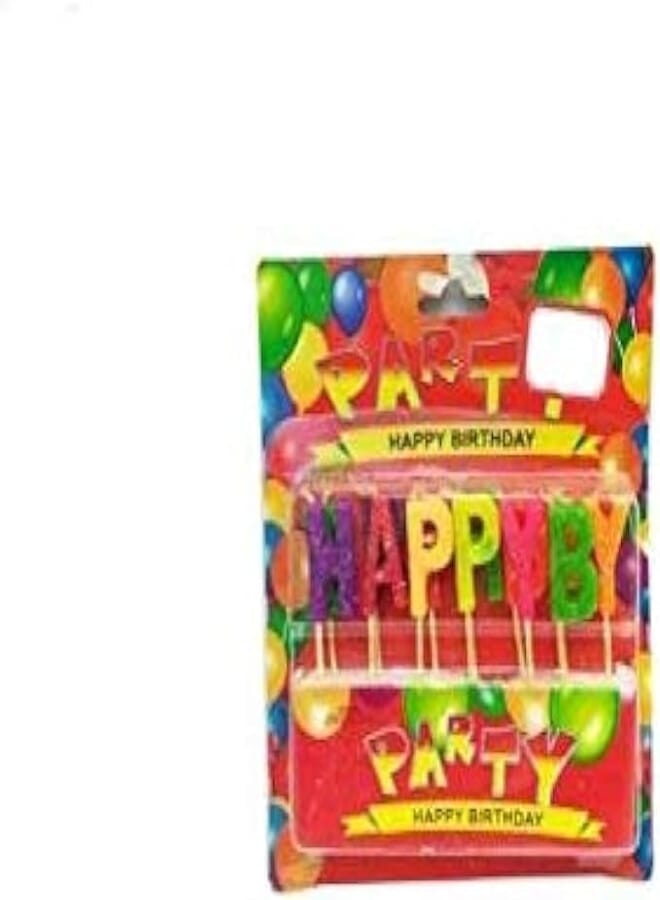 Party Fun Happy Birthday Candles - 13 Pcs