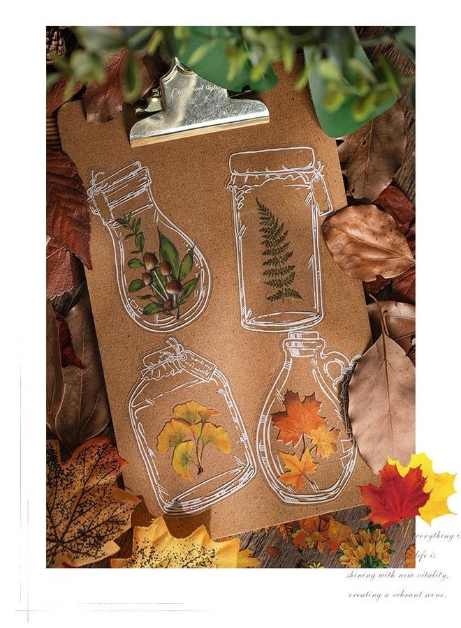 DEOXY مجموعة من 4 ملصقات إسفنجية زخرفية من ديوكسي، سلسلة الصباح، ثلاثية الأبعاد، ليزرية وذاتية اللصق، ملصق ختم ظرف ثلاثي الأبعاد، ملصقات زخرفية من مادة دفتر يوميات أمريكية عتيقة (DX-006) - Image 5