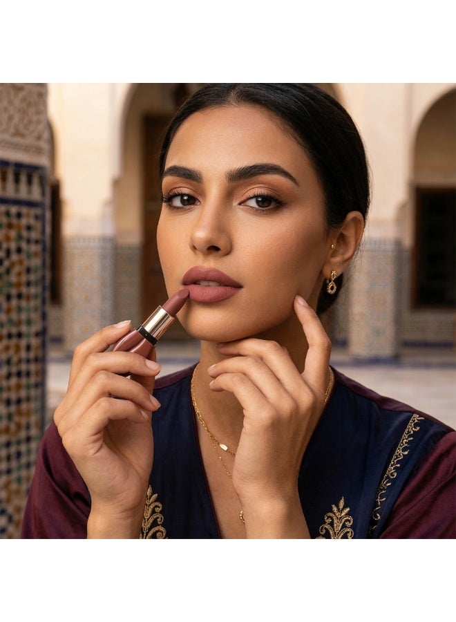 CmaaDu Matte Velvet Lipstick, 3.5g High-Pigment Lip Color, Waterproof & Smudge-Proof Cream Stick, Non-Drying Finish - #09 Dusty Rose - Image 5
