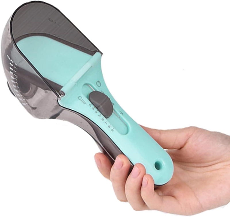 Dog Food Scoop – Large Capacity, Plastic Pet Feeding Cup, with Handle, for Kibble Measuring