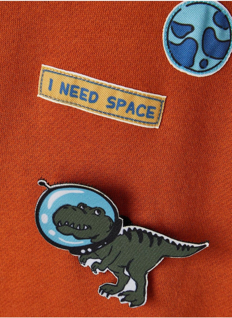 NAME IT - Kids Space Print Sweatshirt - Image 1