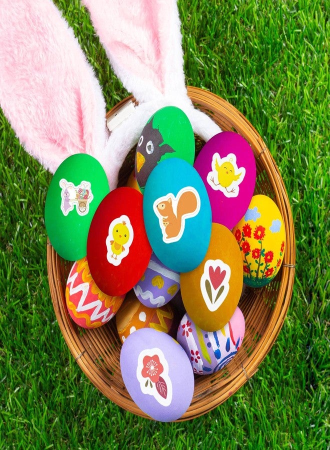 FFNIU 300 Pcs Easter Stickers for Kids, Easter Egg Bunny Stickers, Self-Adhesive Stickers for Easter Basket Stuffers Party Favors Decorations Gift Supplies - Image 3