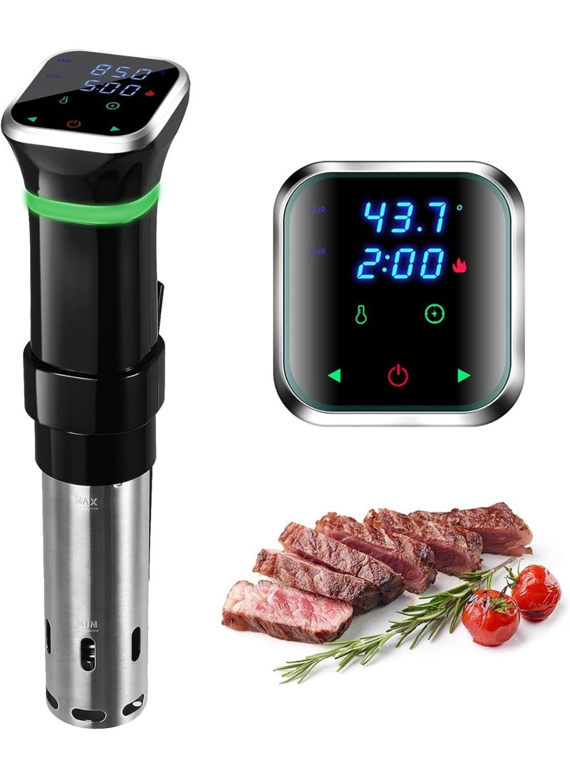 انيوين جهاز طهي دقيق من سوس فايد بقدرة 1100 واط مع تحكم دقيق في درجة الحرارة والوقت يتضمن كتاب طبخ سوس فيد - Image 1