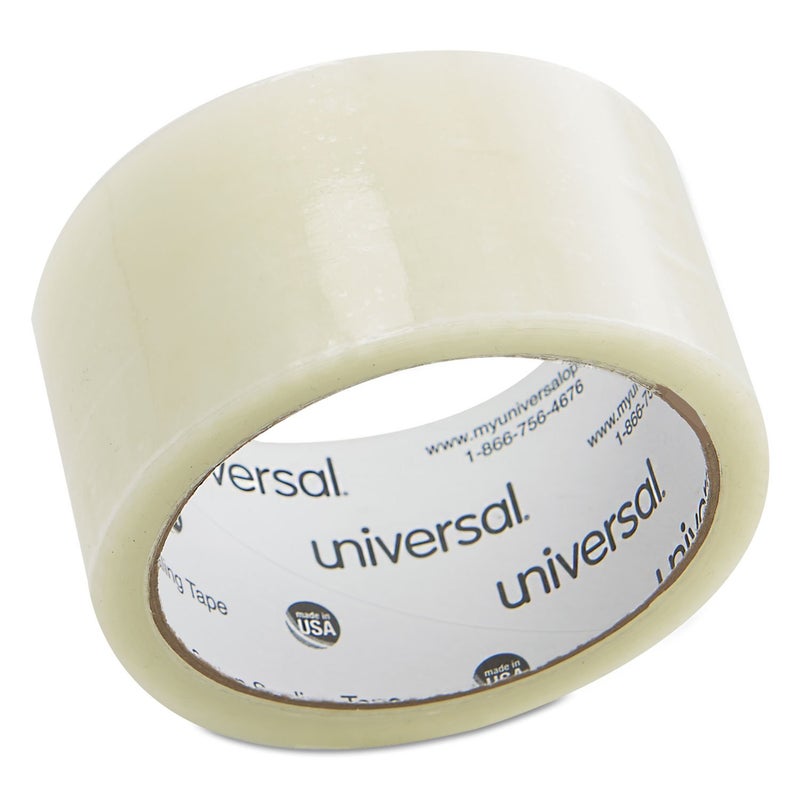 Universal General Box Sealing Tape, 48mm x 50m, 3-Inch Core, Clear - 1/Roll (61000) - Image 1