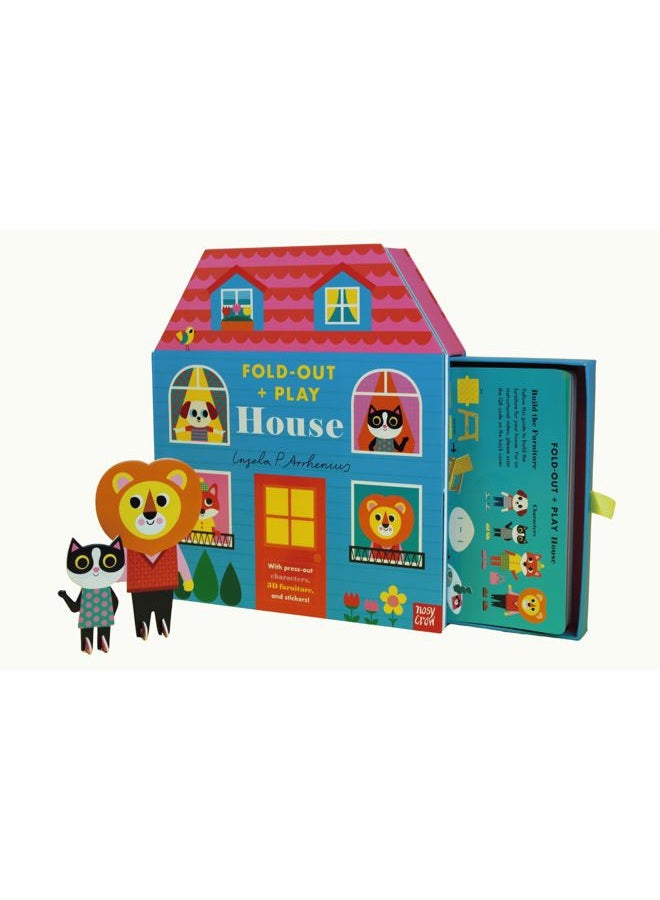 Nosy Crow Fold-Out + Play: House - Image 2
