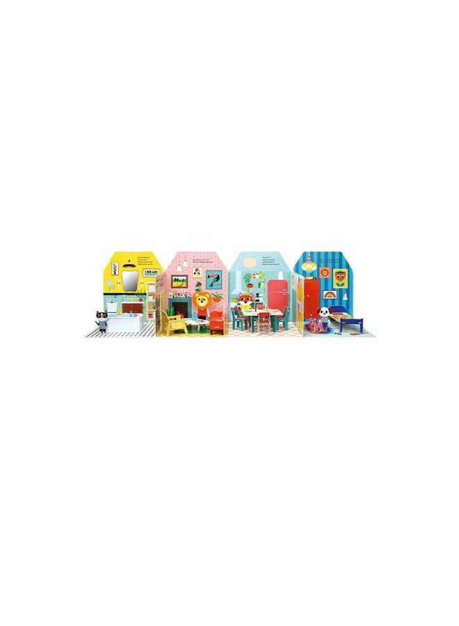 Nosy Crow Fold-Out + Play: House - Image 4
