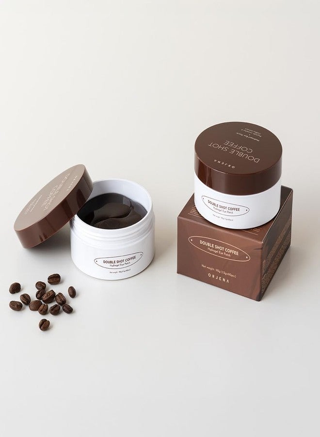 OJRN ORJENA Double Shot Coffee Revitalizing Hydrogel Eye Patches, 90g - Image 5
