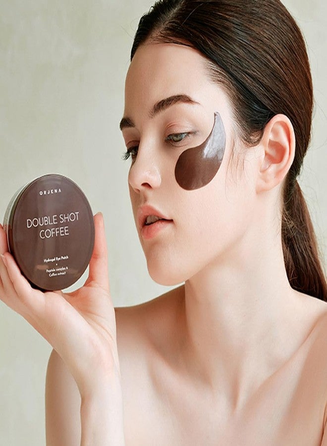 OJRN ORJENA Double Shot Coffee Revitalizing Hydrogel Eye Patches, 90g - Image 2