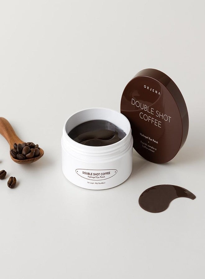OJRN ORJENA Double Shot Coffee Revitalizing Hydrogel Eye Patches, 90g - Image 4
