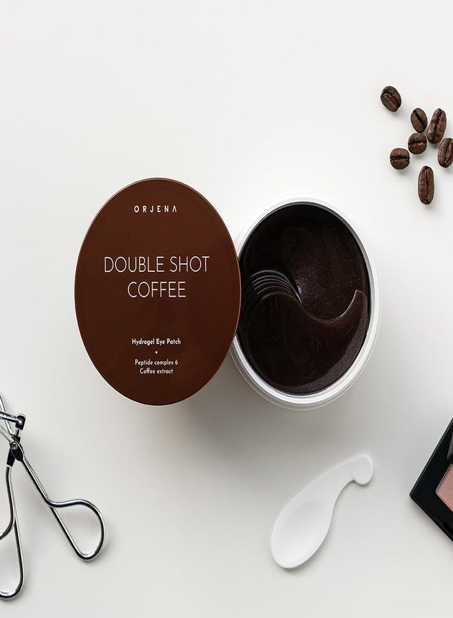 OJRN ORJENA Double Shot Coffee Revitalizing Hydrogel Eye Patches, 90g - Image 3