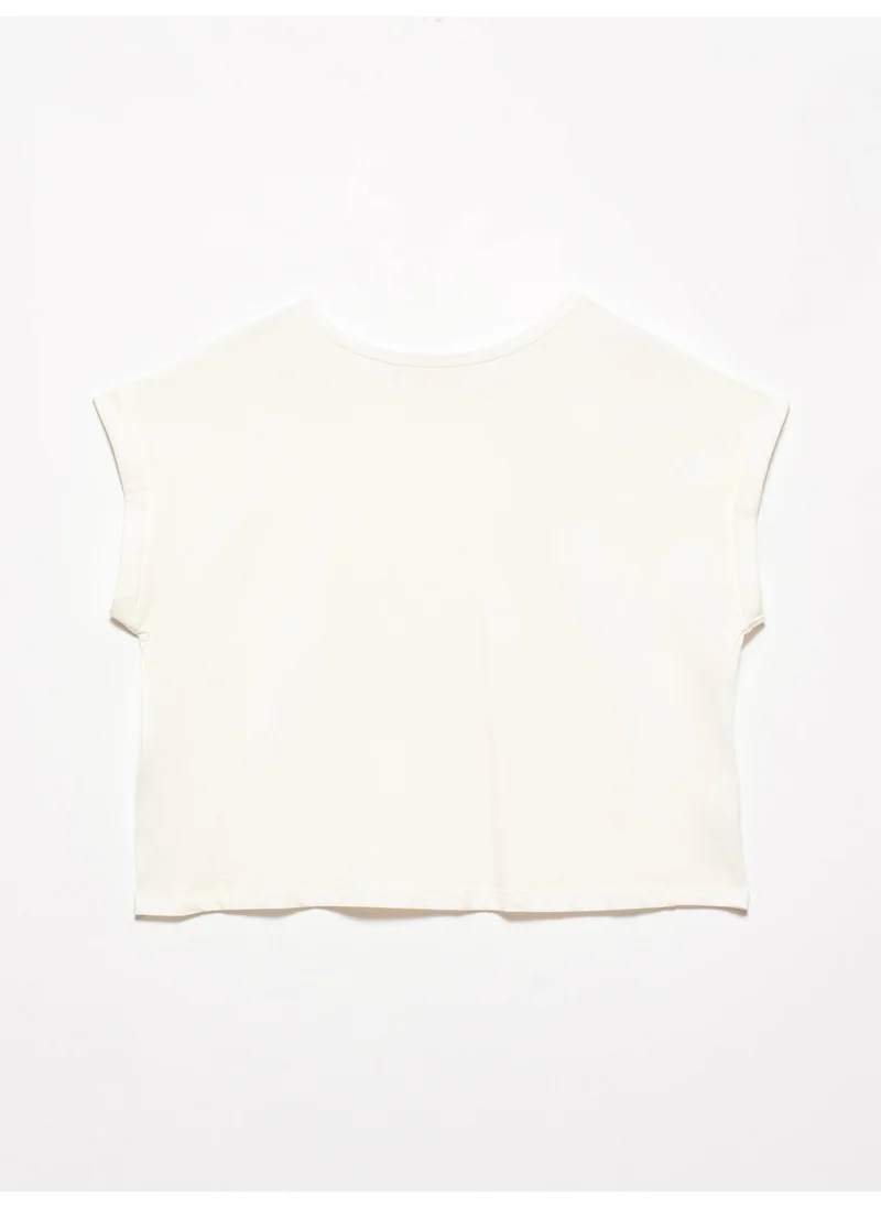 ديلفين 3431 T Sleeve T-Shirt-Ecru