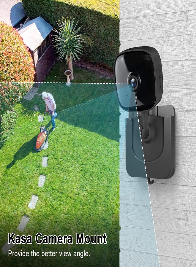 Annkoifu 2Pack Self-Adhesive Wall Mount Holder Fits for Tapo Indoor Security Camera C100/C101/C110/C111/Kasa Smart Security Camera EC60/KC400/KC100/KC105, No Drill Wall Mount Bracket Fits TP Link Camera - Image 5