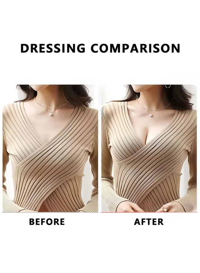 aeen Invisible Strapless Adhesive Bra Size D – Black Color with Secure Comfort and Elegant Look - Image 4