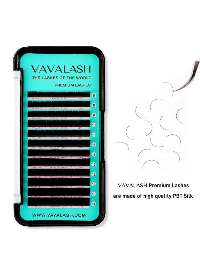 VAVALASH Eyelash Extensions 0.05 D Curl 13Mm Lash Extensions Supplies Individual Lashes Premium Silk Volume & Classic Lash Soft Matte Dark Professional Eyelashes Extension (0.05D13Mm) - Image 2