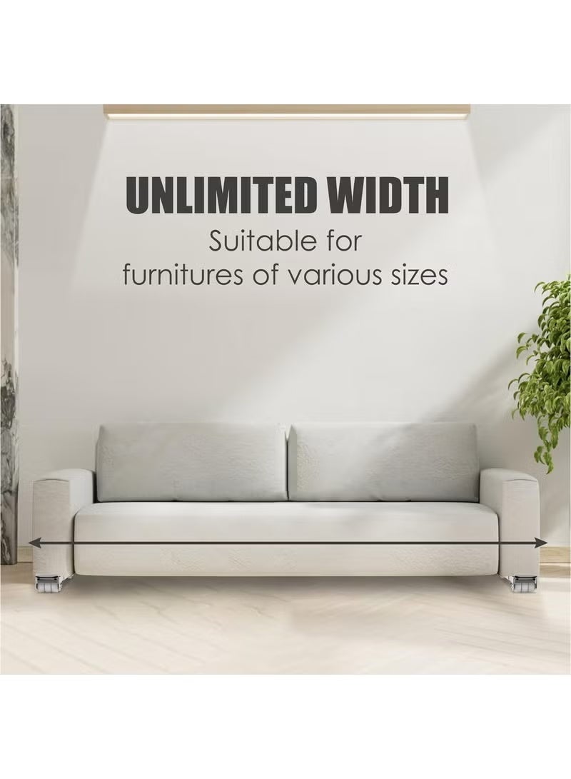 Anna&Mo Furniture Dolly Mobile Roller – Extendable Appliance Rollers Stand for Washing Machine, Refrigerator, Dryer, Dishwasher & Furniture (White) - Image 4