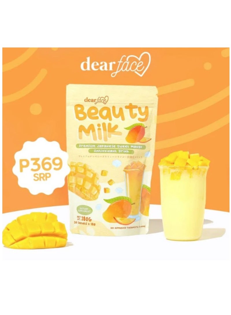 dear face Beauty Milk Mango Antioxidant Beauty Supplement Drink Anti-Aging - Image 2