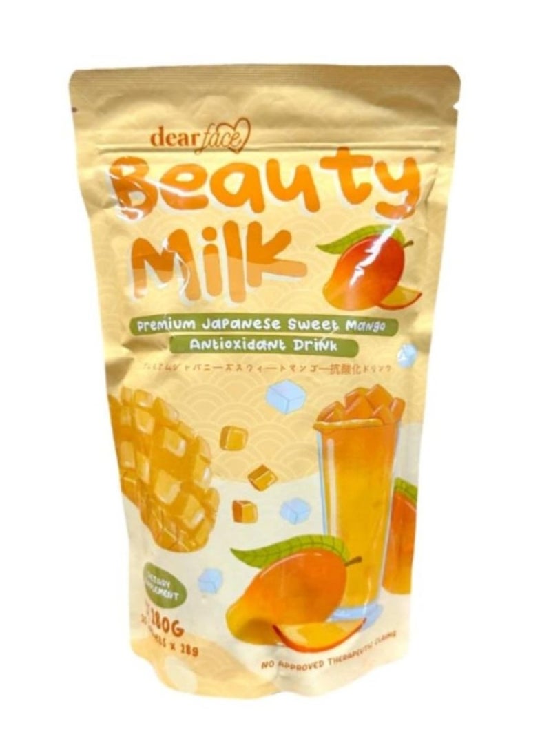 dear face Beauty Milk Mango Antioxidant Beauty Supplement Drink Anti-Aging - Image 1