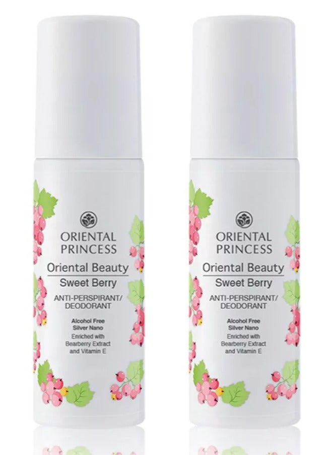 ORIENTAL PRINCESS Sweet Berry Anti-Perspirant Deodorant 70ml (2pc *70ml ) - Image 1