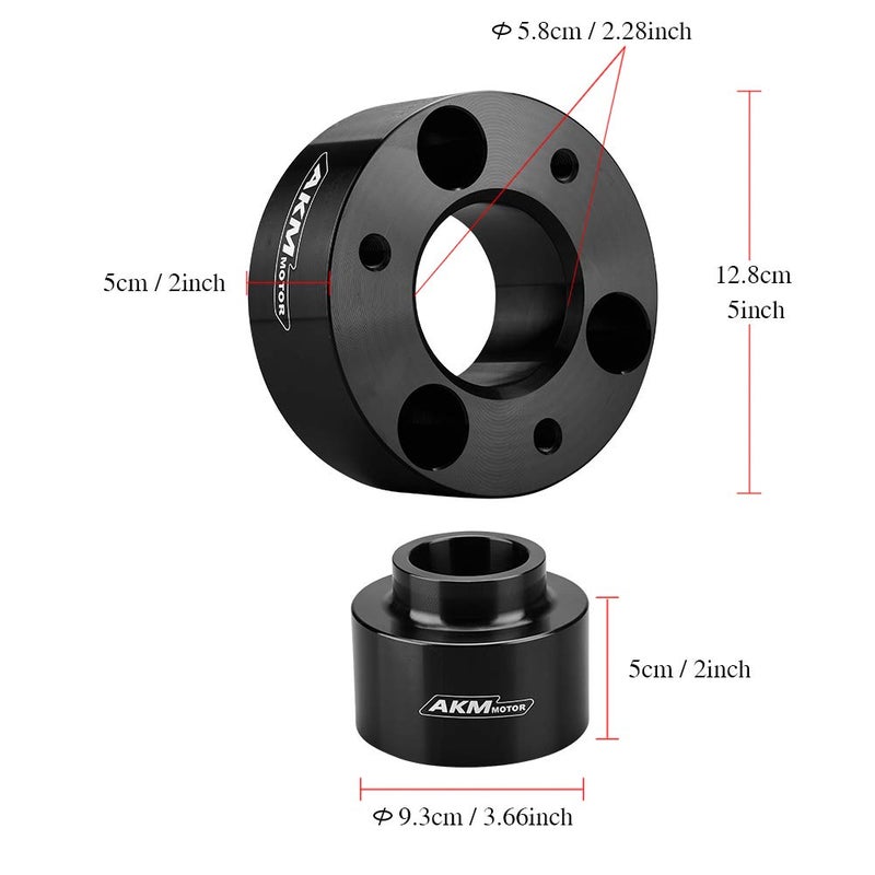 AKM 3" Front and 2" Rear Leveling Lift Kit Compatible with Dodge Ram 1500 4WD,2006-2021 Dodge Ram Suspension Leveling Kits - Image 5