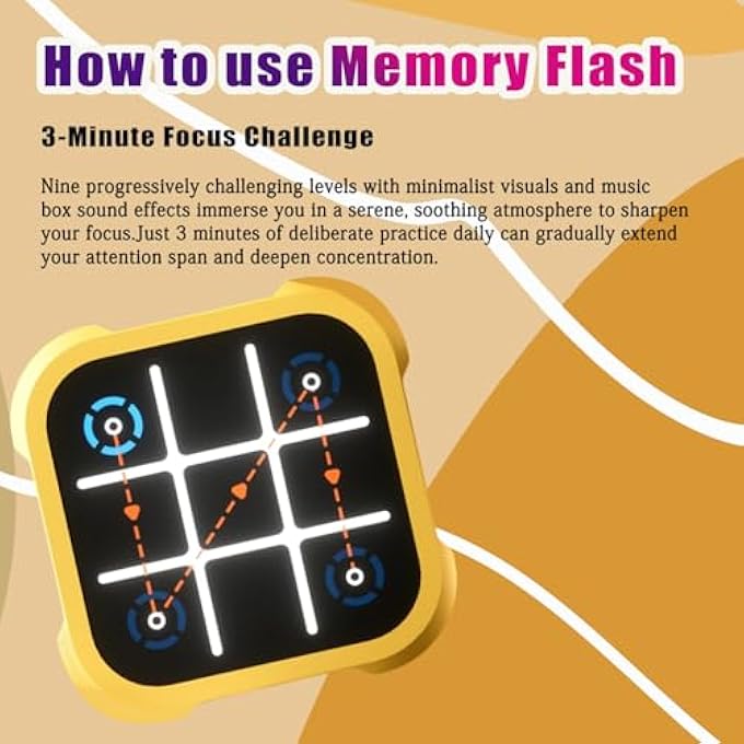 ELECTRONIC TIC TAC TOE GAME - 3-IN-1 PORTABLE HANDHELD PUZZLE CONSOLE, TRAVEL-FRIENDLY EDUCATIONAL TOY FOR MEMORY GROWTH, FAMILY FUN, AND IDEAL GIFT FOR ALL AGES - Image 4