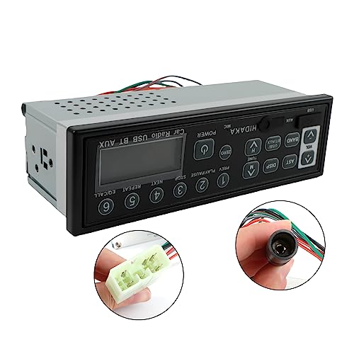 ZACHAGER M200 Radio Car, for Komatsu Kobelco Sumitomo Takeuchi, Excavator Parts Radio USB AUX-in 24 Volt Slot - Image 1