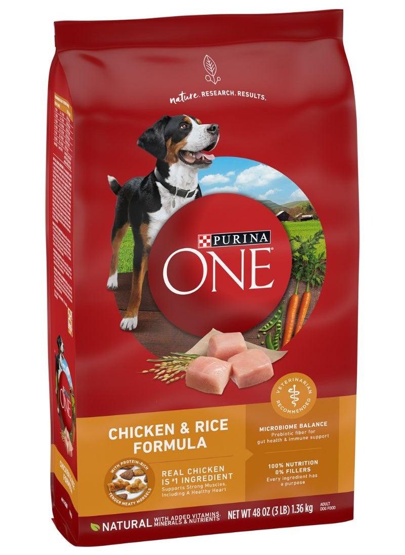 Purina ONE - Chicken & Rice Formula Dry Dog Food 1.36kg - Image 1