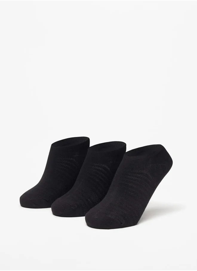 Dash Solid No Show Socks - Set of 3