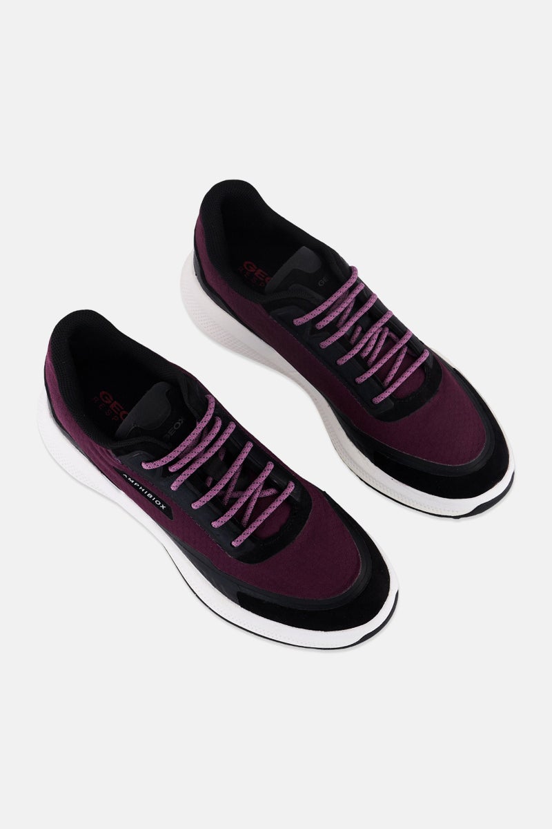 GEOX Women D Pg1x Abx Lace Up Casual Shoes, Multicolor - Image 4