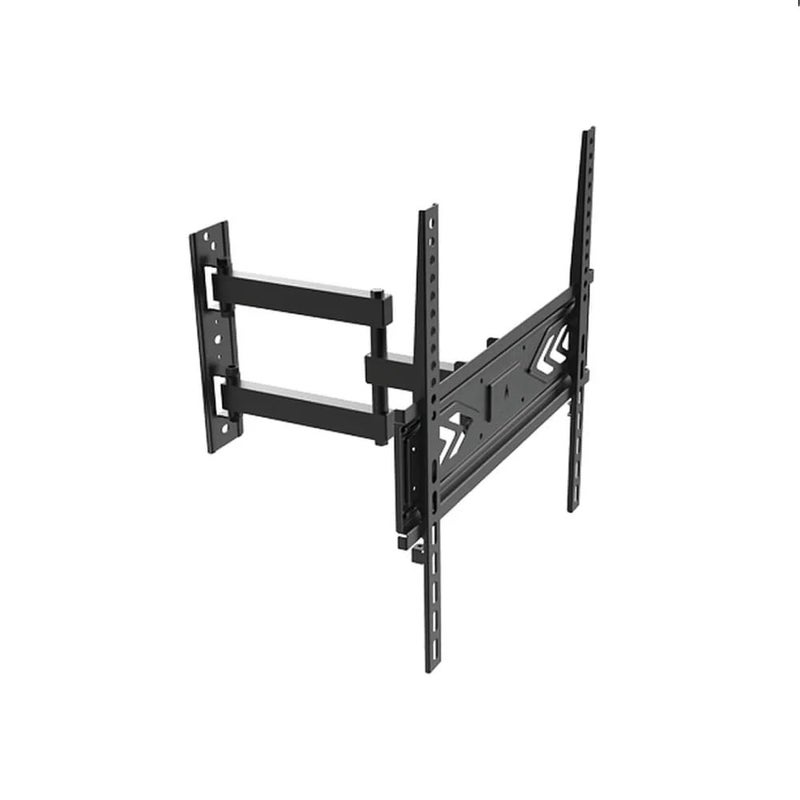 BEETEC Double Arms Swivel TV Wall Mount for 26"-75" LED & LCD Flat Panel TVs up to 55 kg/121 lbs, and VESA up to 600x400, Full Motion, Built-in Cable Management, Black - TF-DB640 - Image 1