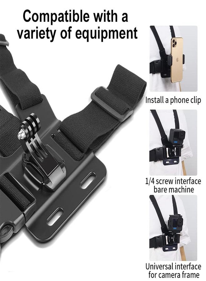 CASON Action Camera Chest Mount with Adjustable Strap CS6, CN10, Go Pro & Other Action Camera Models - Image 2