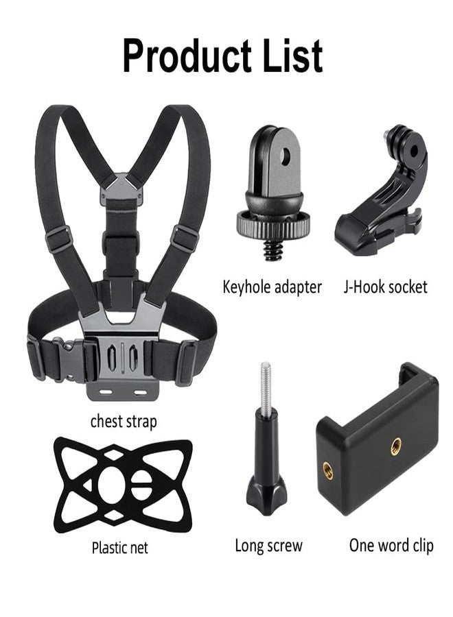 CASON Action Camera Chest Mount with Adjustable Strap CS6, CN10, Go Pro & Other Action Camera Models - Image 5