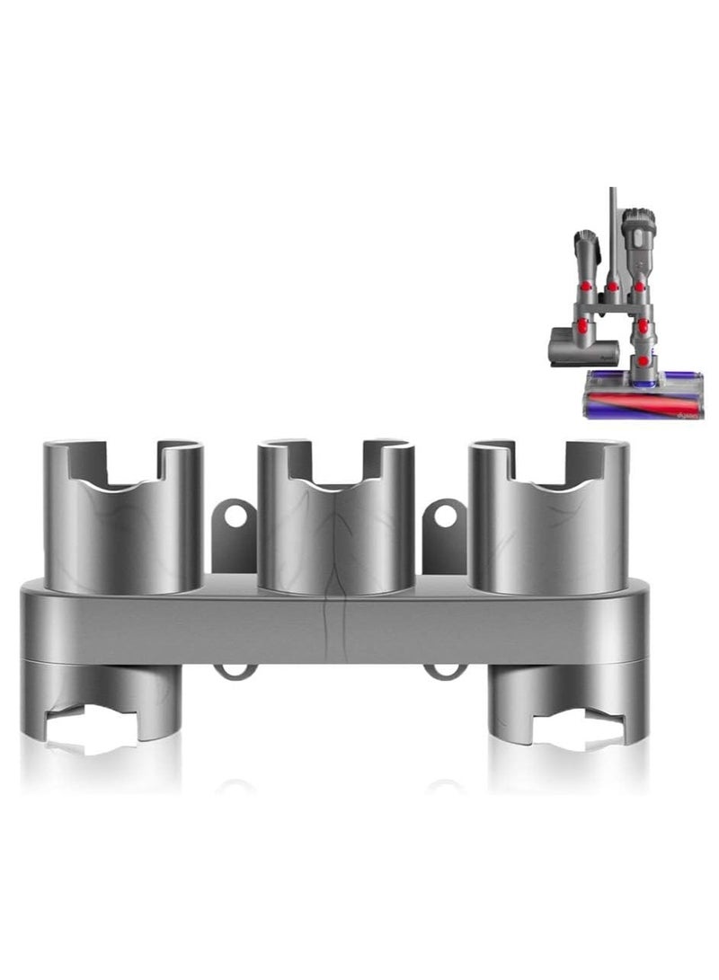 SYOSI Accessory Holder for Dyson Vacuum Cleaners - Compatible with V7 V8 V10 V11 V15 Gen5 - Wall Mount Docking Station in Grey (1 Pack) - Image 1