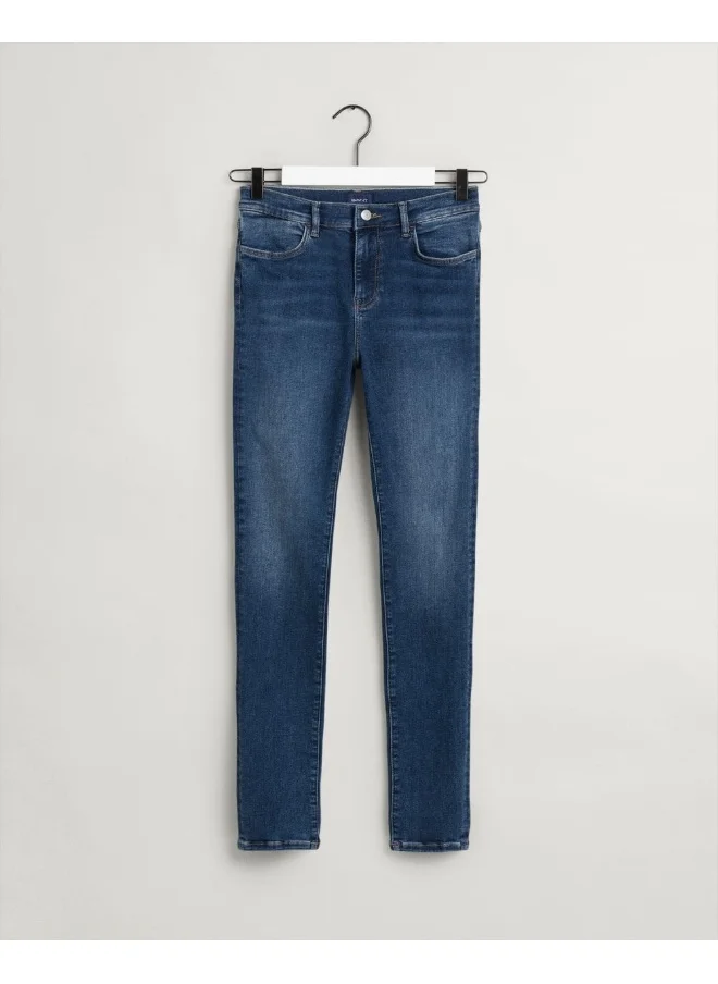 غانت Gant Nella Skinny Indigo Travel Jeans