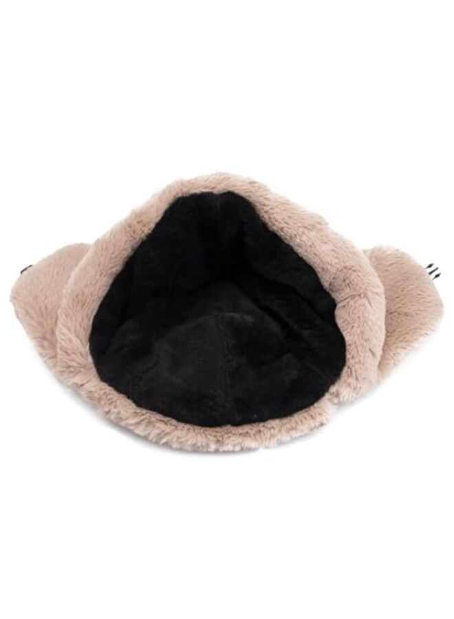قبعات شتوية للرجال والنساء، قبعات شتوية من Ushanka Trapper مع غطاء للأذنين، دافئة للأولاد والبنات البالغين، لون بيج، مقاس واحد - Image 5