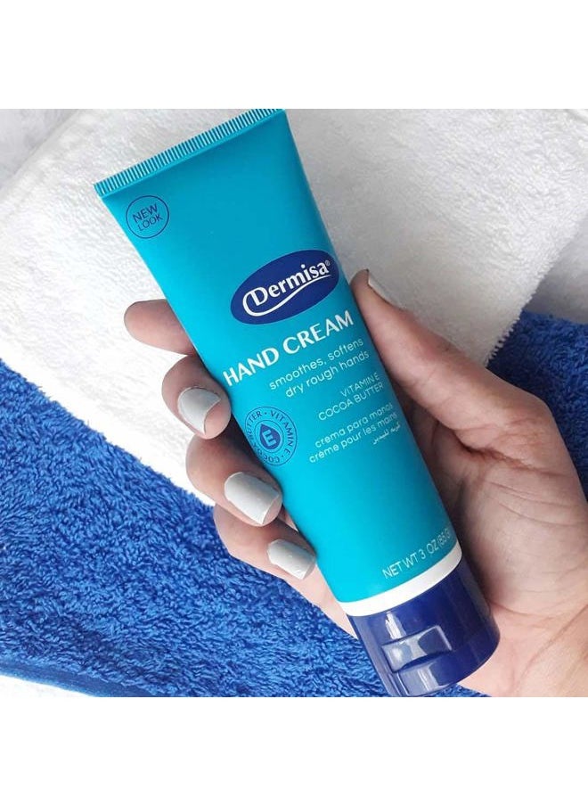 DERMISA Hand Cream | Nourishing Formula For Dry Hands | Contains Cocoa Butter, Collagen & Vitamin-E | 3 OZ | Pack of 1  - Image 2