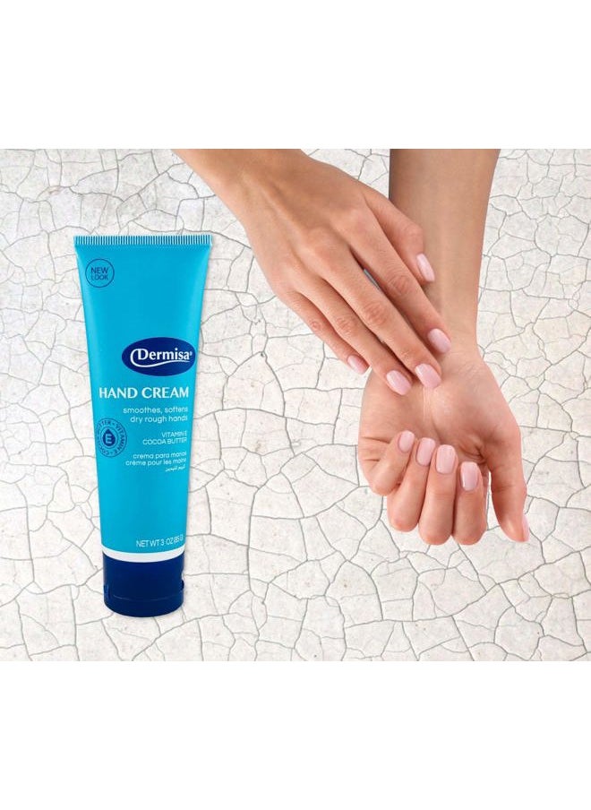 DERMISA Hand Cream | Nourishing Formula For Dry Hands | Contains Cocoa Butter, Collagen & Vitamin-E | 3 OZ | Pack of 1  - Image 3