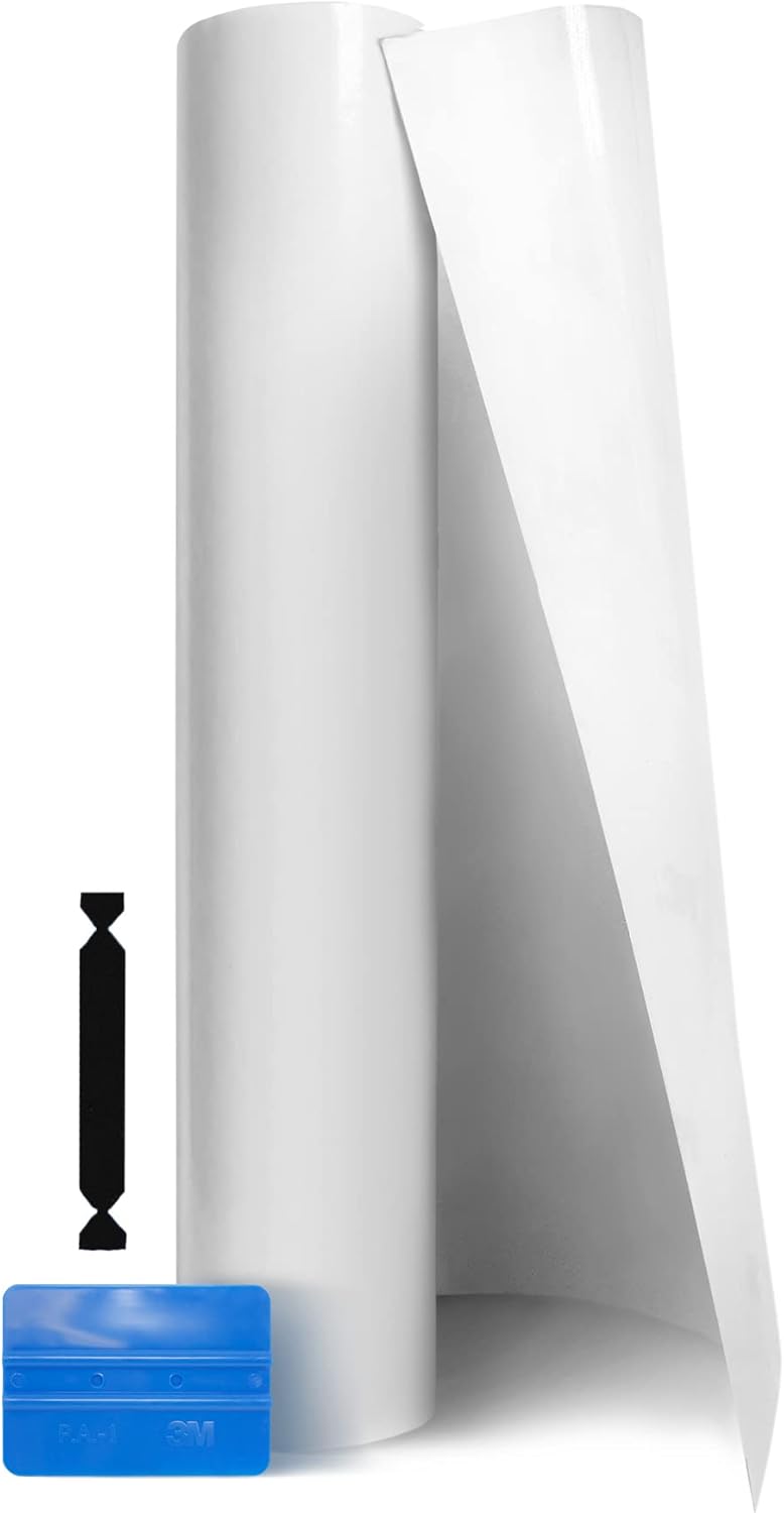 VViViD Clear Paint Protection Bulk Vinyl Wrap Film Including 3M Squeegee and Black Felt Applicator (36 Inch x 54 Inch) - Image 1