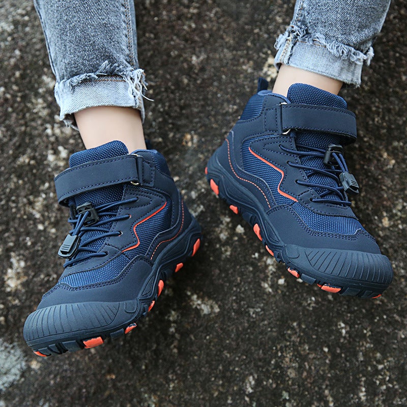Autumn And Spring New Casual Fashion Trend All-Match Mid-Help Outdoor Children'S Mesh Shoes Casual Shoes Comfortable Children'S Shoes - Image 4