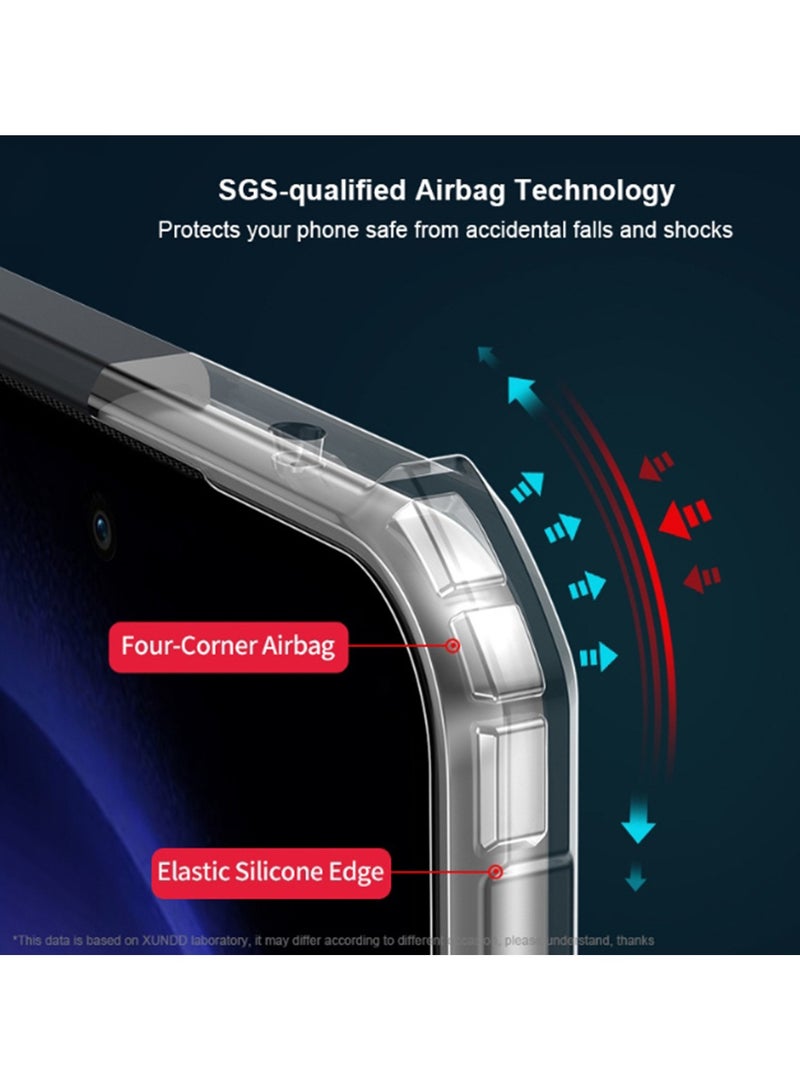 for vivo V50 Lite 5G Case, رقيقة للغاية خفيفة الوزن, ناعمة TPU المضادة, أكريليك واضح غطاء الخلفي vivo V50 Lite 5G, أسود - Image 2