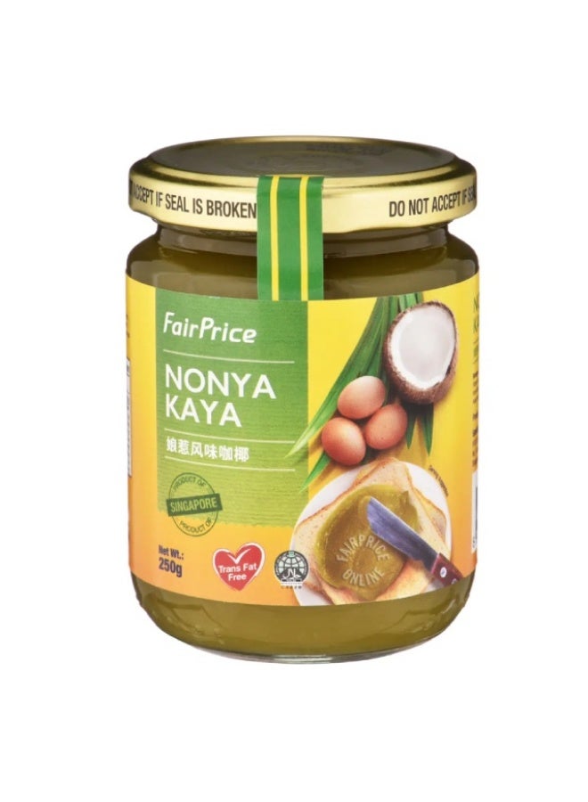Coconut Jam , Nonya Kaya - 250g, Singapore