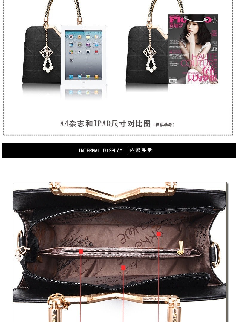 JHVYF Purses for Women Fashion Handbag Ladies Satchel Bags PU Leather Top Handle Shoulder Tote Bags - Image 3