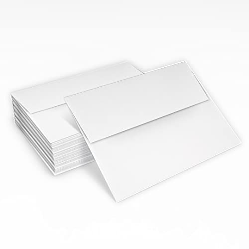 LUXPaper A2 Foil Lined Invitation Envelopes | Peel & Press | 4 3/8" x 5 3/4" | White w/Gold LUX Lining | 70lb. Text | 50 Qty - Image 4