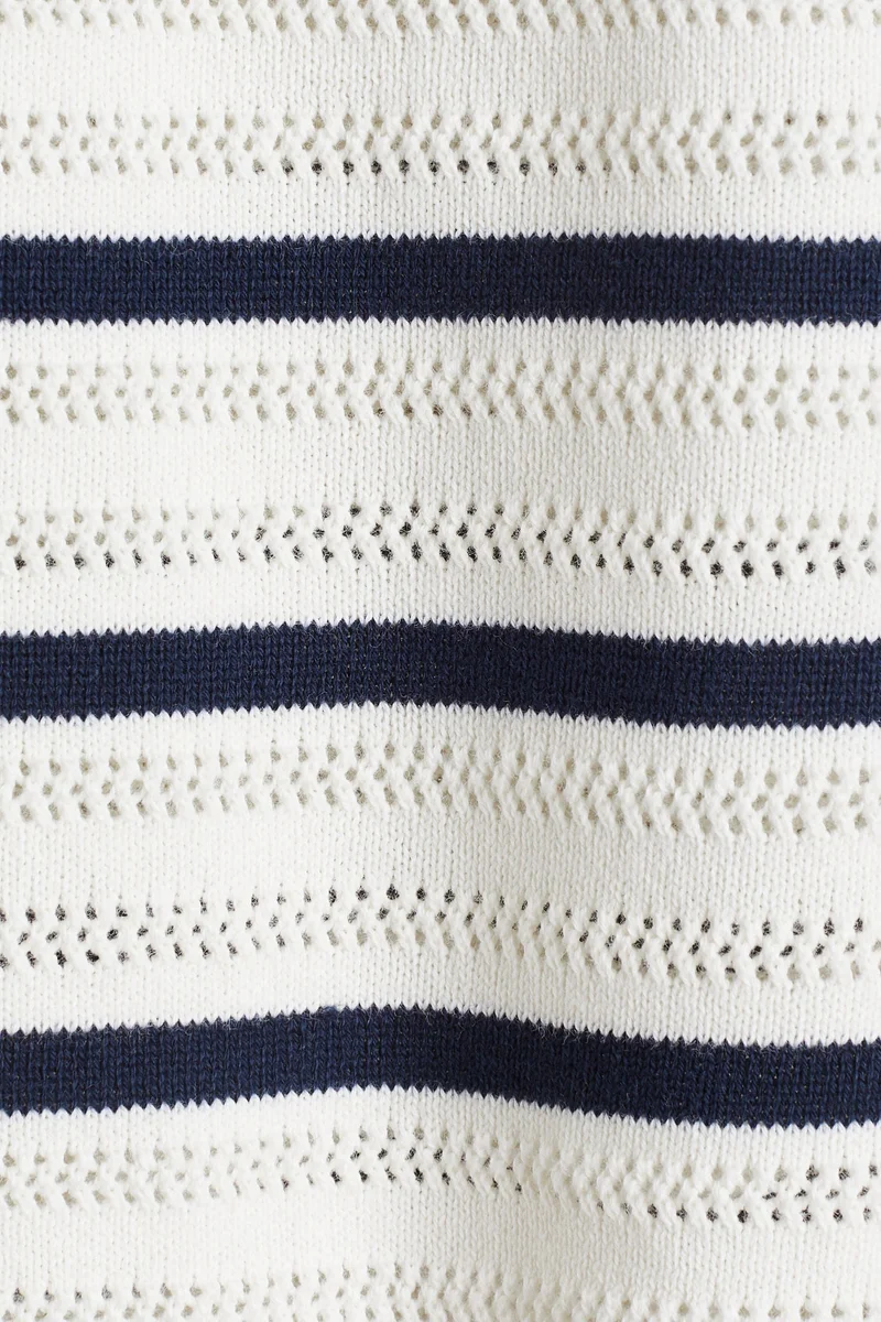 H&M Cotton-knit polo shirt