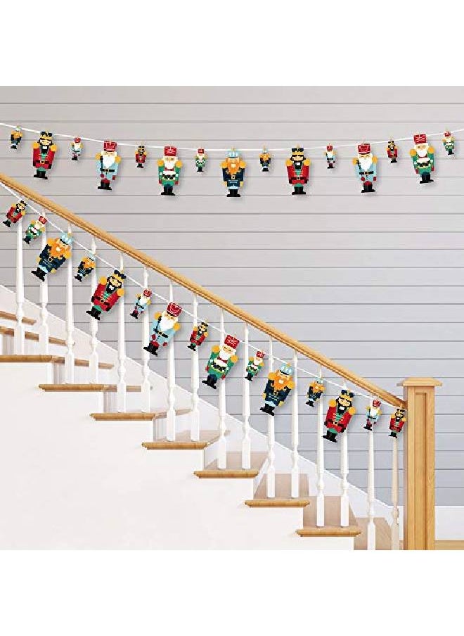 Big Dot of Happiness Christmas Nutcracker Holiday Party Diy Decorations Clothespin Garland Banner 44 Pieces  - Image 2
