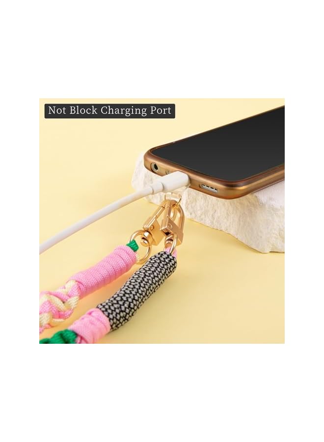 Green Tiger Phone Wrist Strap, Adjustable Nylon Cell Phone Lanyard Hand Strap for Smartphones, Lightweight Wristlet Charm for Outdoor Activities (Green) - Image 4