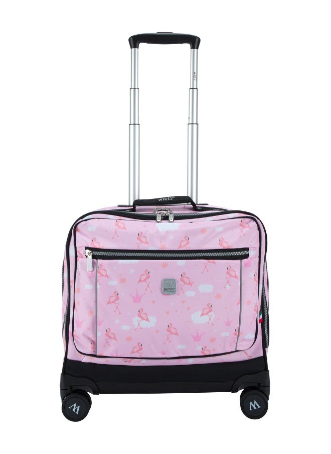 Wires 3 Piece Kids School Trolley Bag laptop compartment 8 Wheels With Lunch bag & Pencil Case  - Image 2