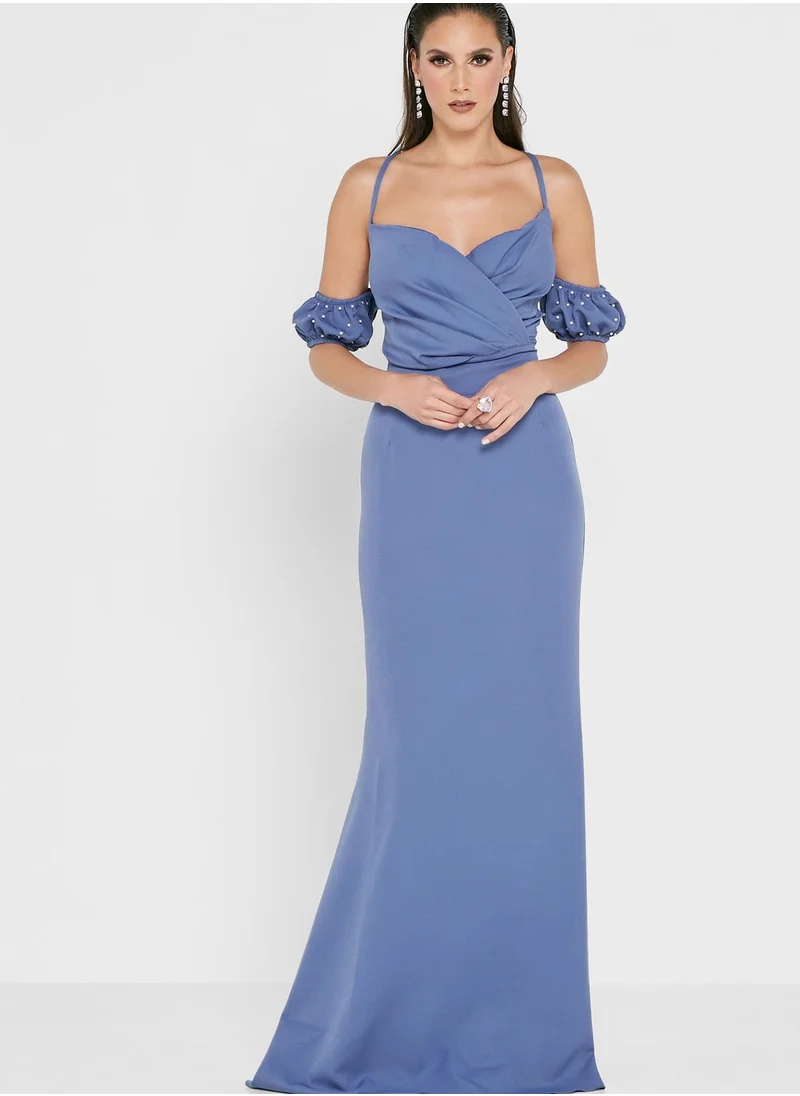Ella Limited Edition Off Shoulder Detail Gown